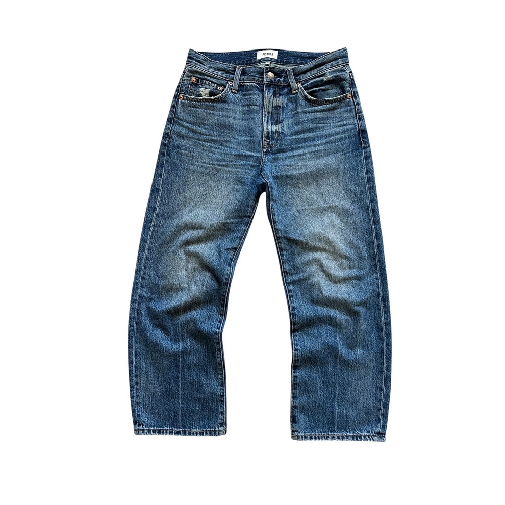 Pistola Lexi Petite Straight Jeans 26P Artisan Mid Rise 100% Cotton